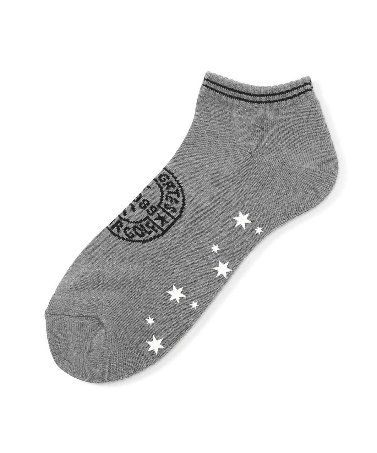 キラ星底ラバーアンクルソックス (WOMENS)