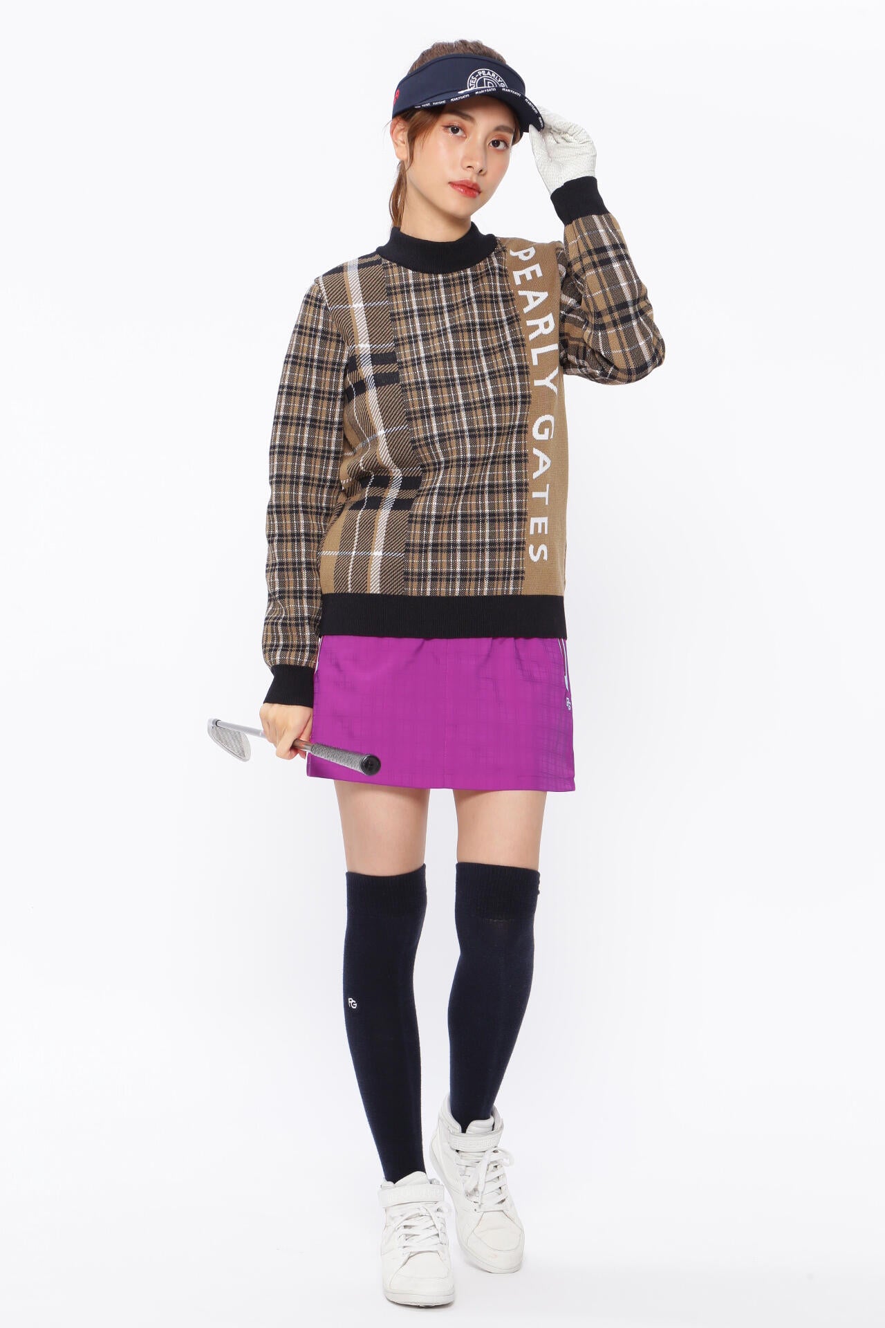 タフレックスサーモトロンラジポカ スカート ＜小チェック×エアシャット＞