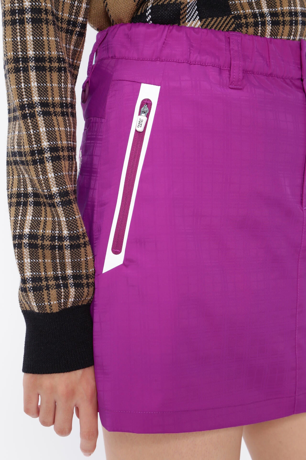 タフレックスサーモトロンラジポカ スカート ＜小チェック×エアシャット＞