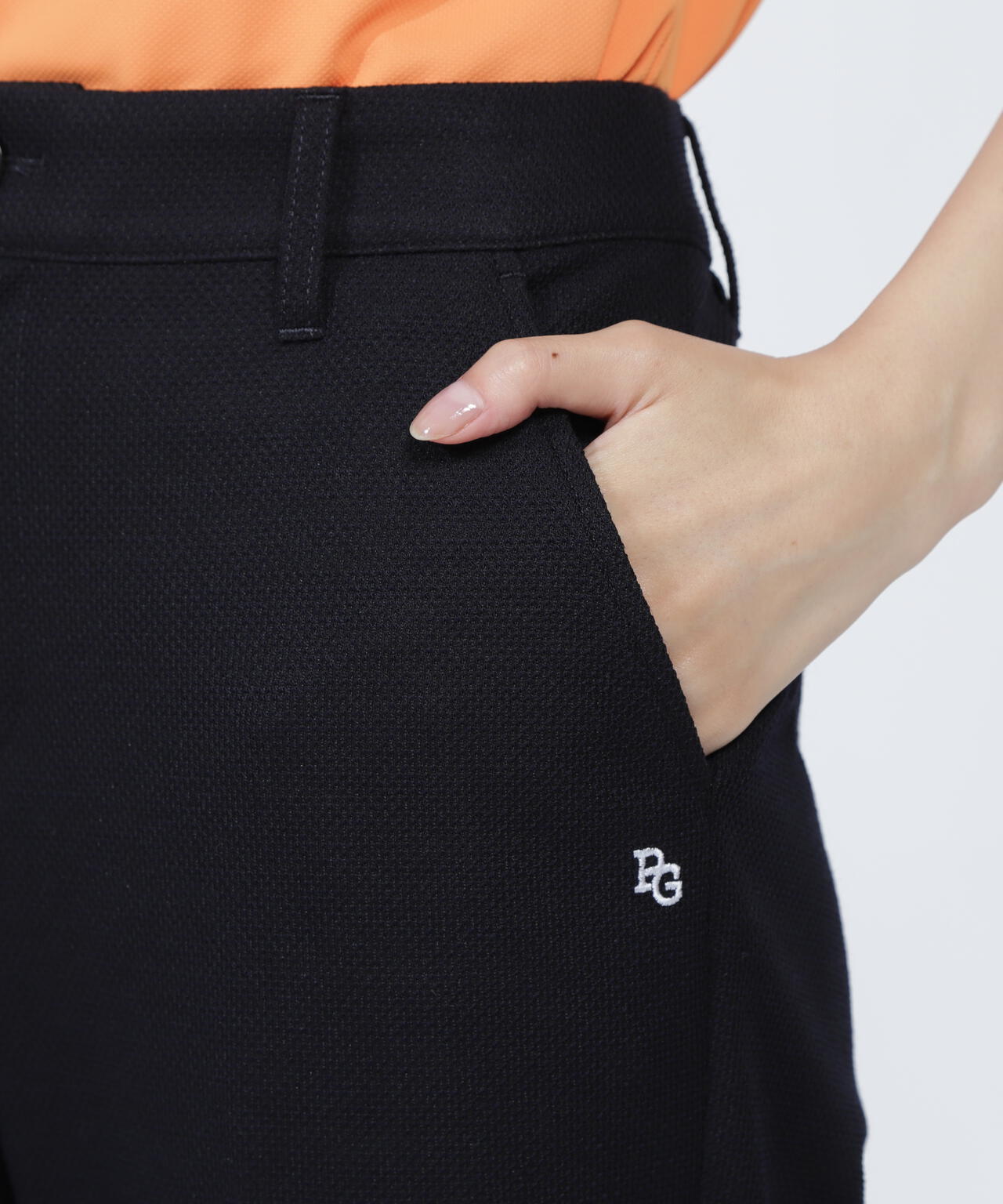 Pe/W メランジジャージ テーパードパンツ ＜ESSENTIAL SERIES＞