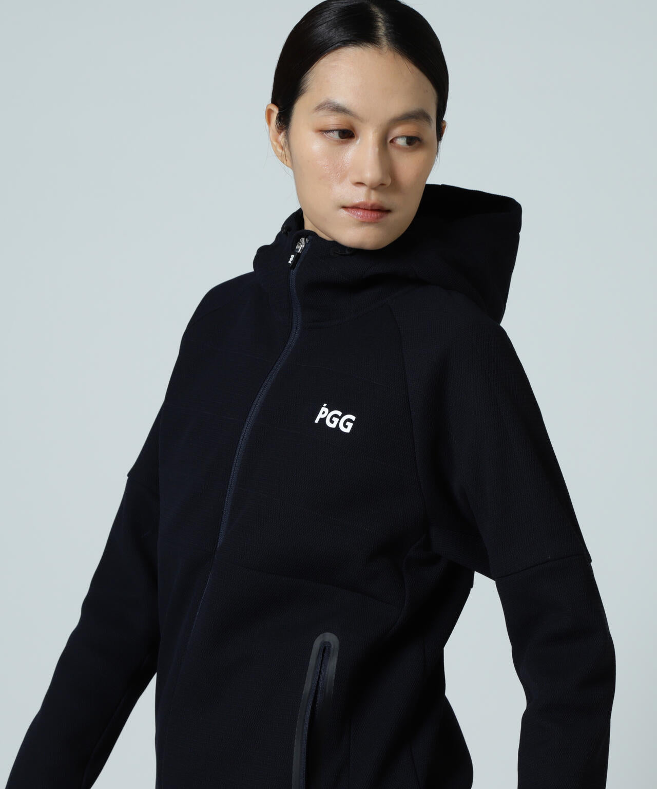 【PGG】【直営店舗&公式オンライン限定】Wラッセルメッシュ×OCTAフルジップフーディジャケット (LADIES)