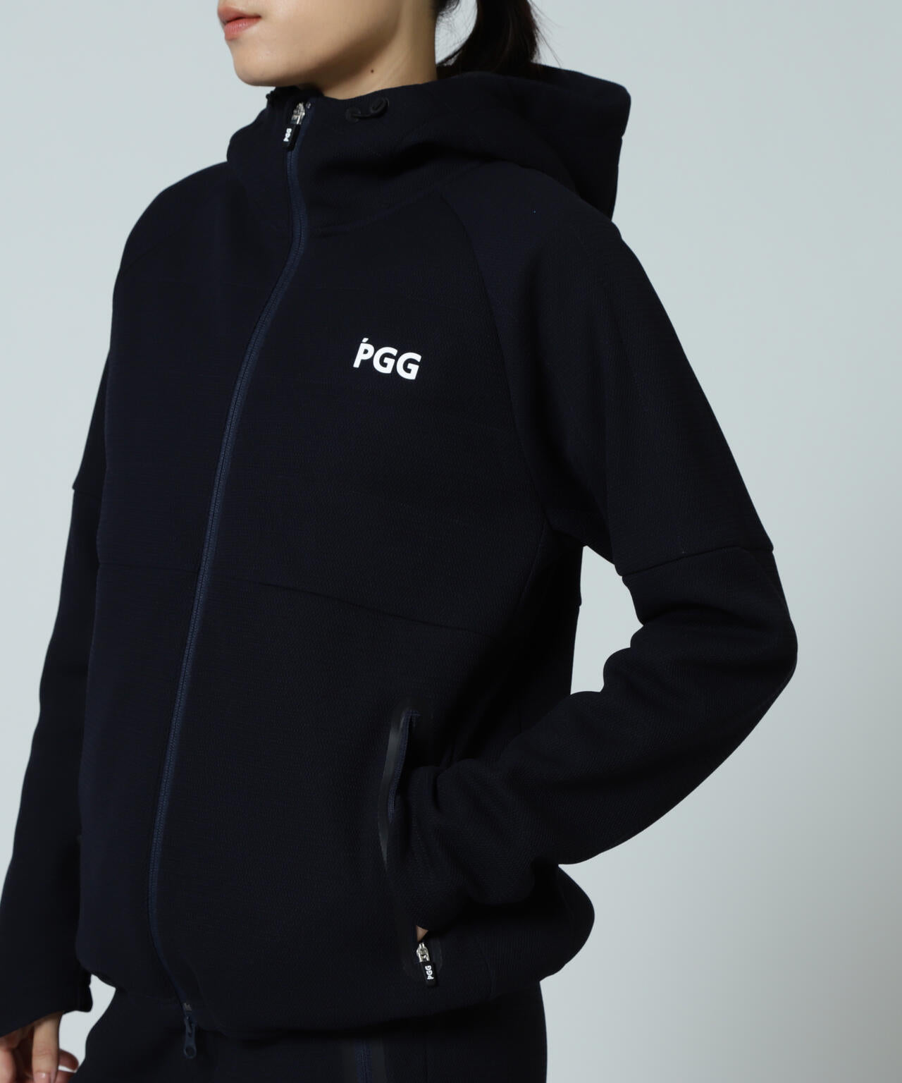 【PGG】【直営店舗&公式オンライン限定】Wラッセルメッシュ×OCTAフルジップフーディジャケット (LADIES)