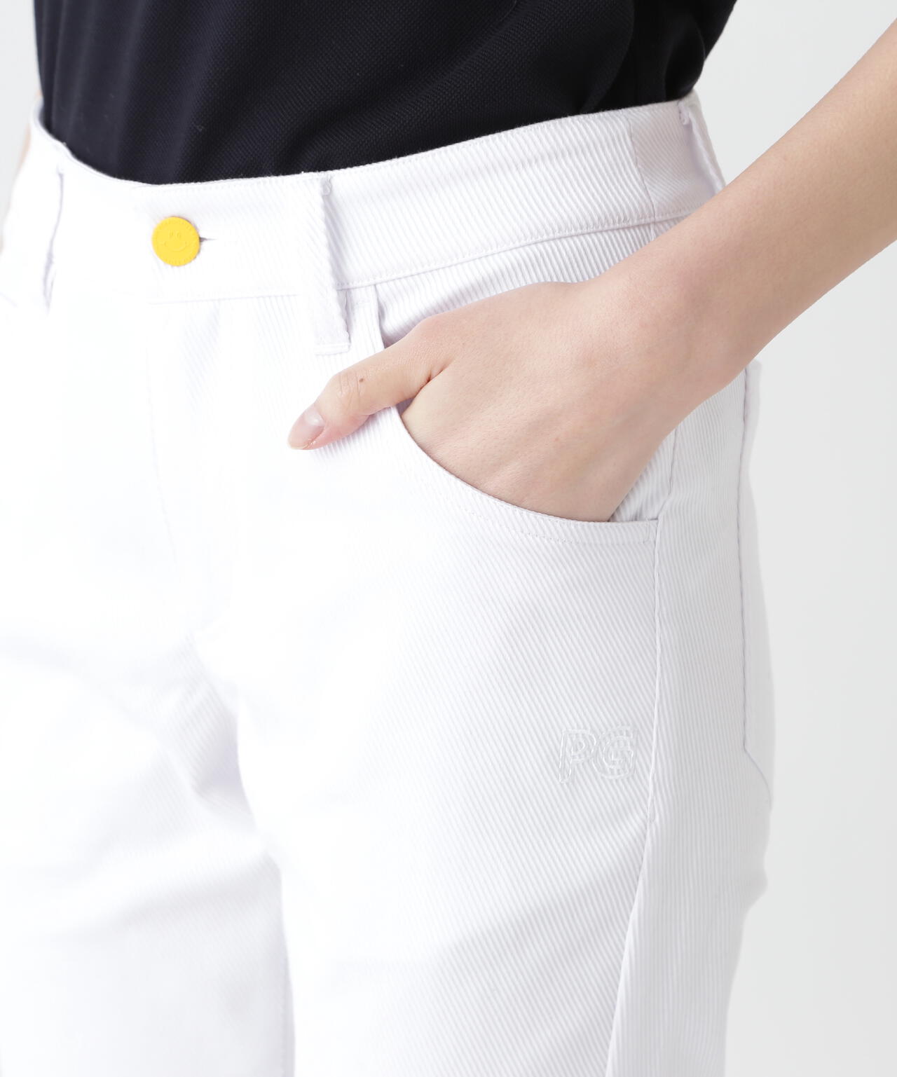 【PG is PG】 C/Peストレッチカルゼ5ポケットパンツ