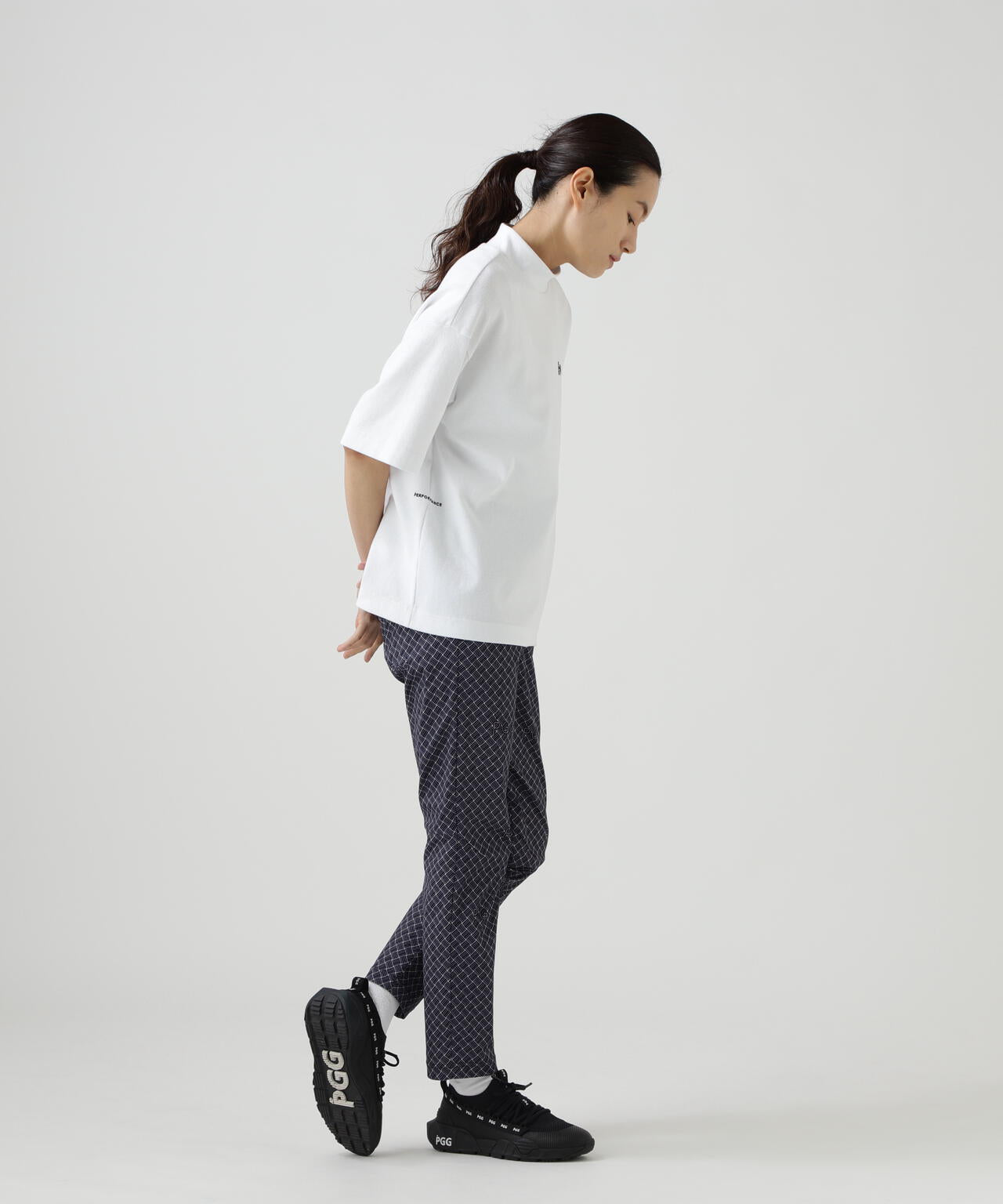【PGG】【直営店舗&公式オンライン限定】イントレチャートTEXBRIDトリコットパンツ (LADIES)