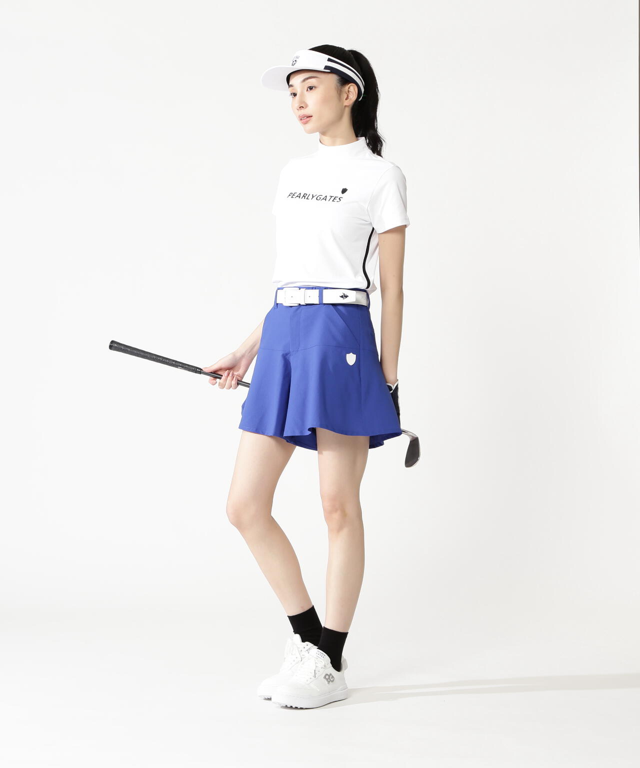 穴開きPeブロードショートパンツ