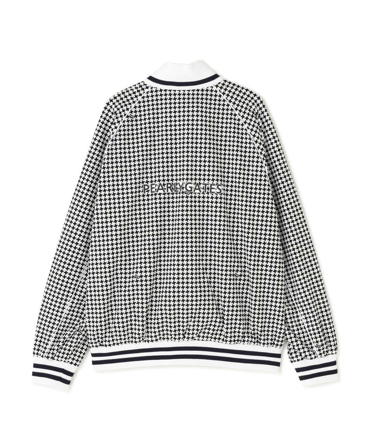 Peメカニカルストレッチ手裏剣ジャガードスタンドジップブルゾン ＜手裏剣千鳥＞ (WOMENS)
