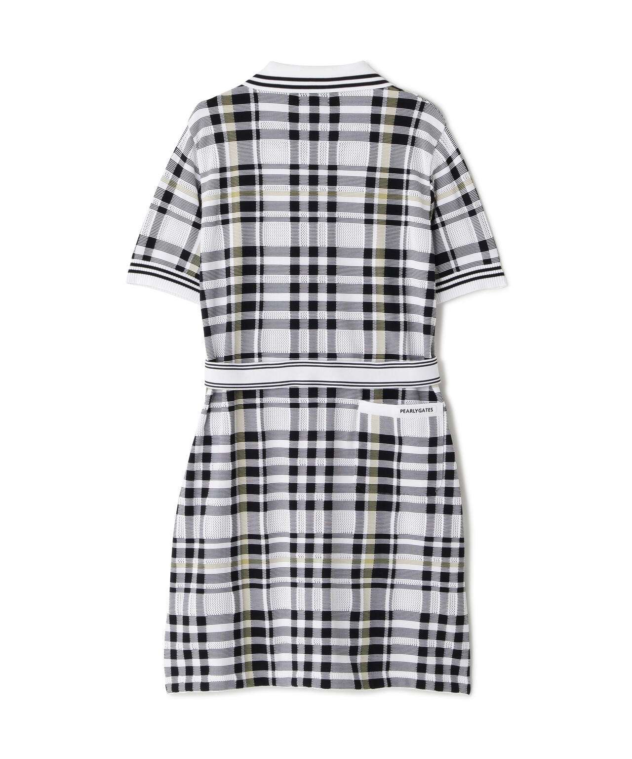 14G天竺半袖ポロワンピース (WOMENS)