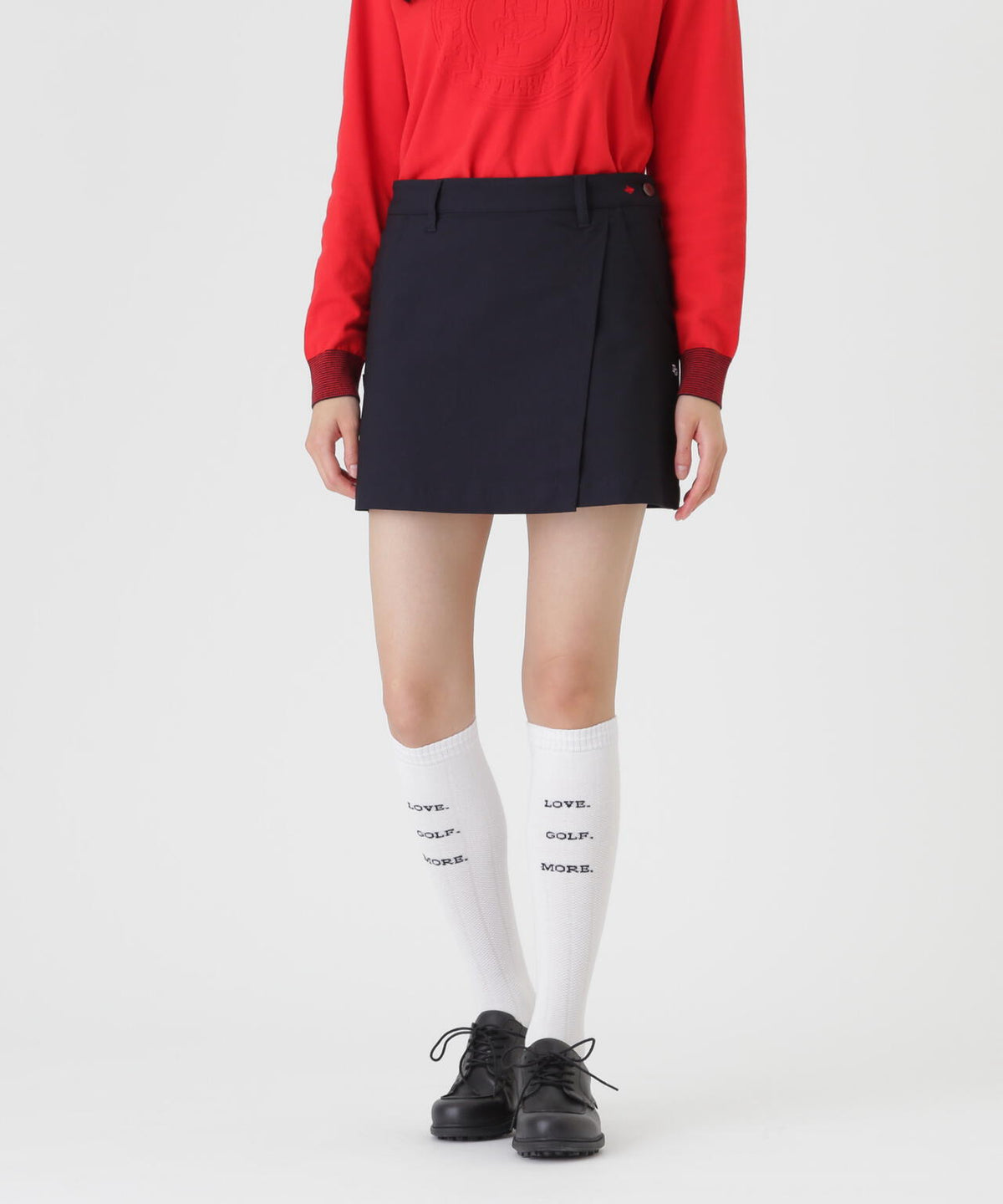 C/Peストレッチカルゼ5ポケットスカート (WOMENS)