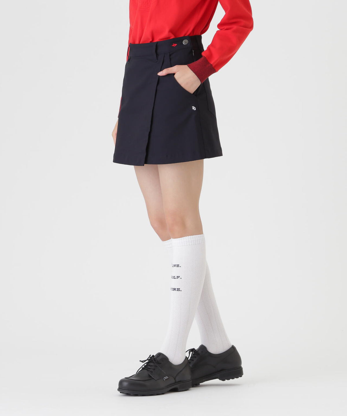 C/Peストレッチカルゼ5ポケットスカート (WOMENS)