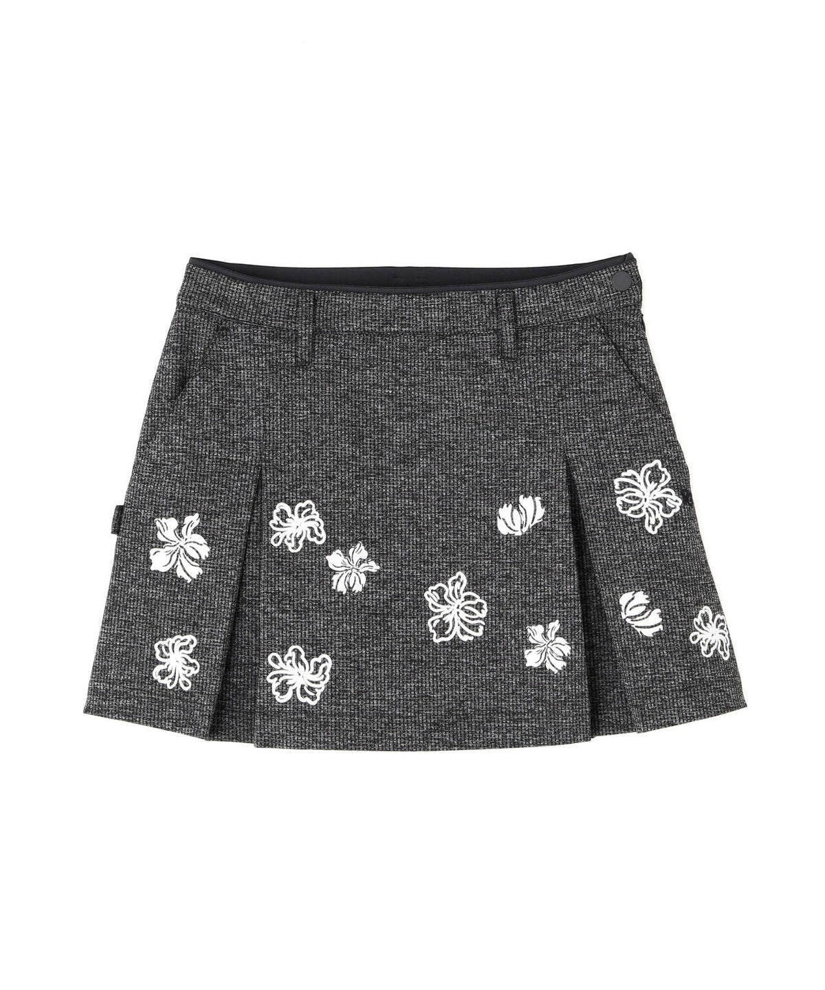プレイティングベアメッシュスカート ＜花・変形ウサギ柄＞ (WOMENS)