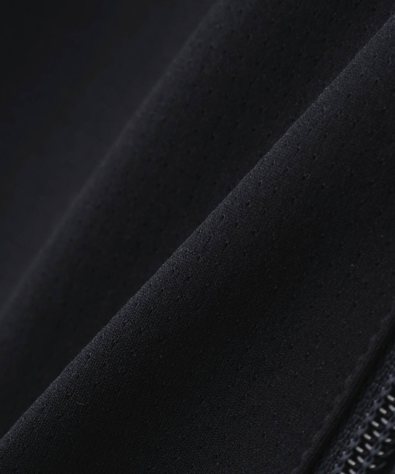 TEXBRID丸編みメッシュフルジップスタンドベスト (WOMENS)
