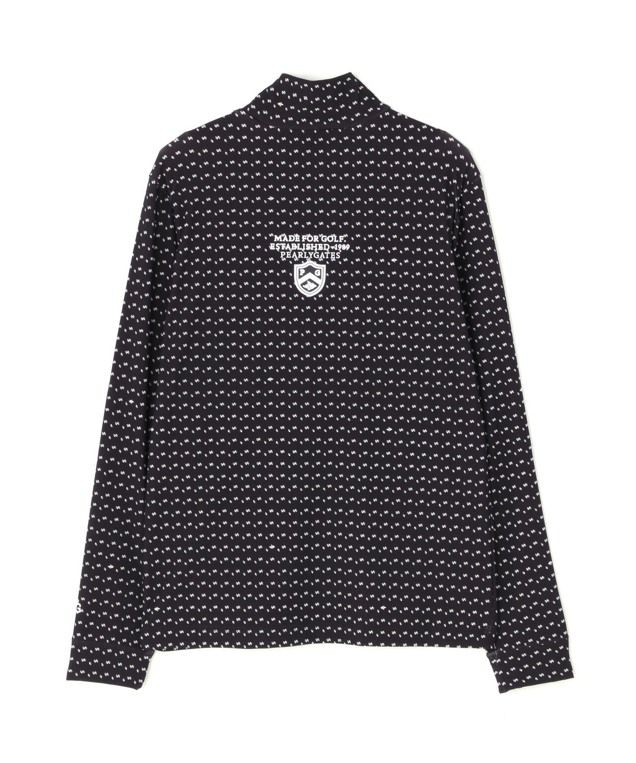 トゥルーボーテトリコットストレッチ長袖ハイネックカットソー ＜マイクロとびうさPG柄＞ (WOMENS)