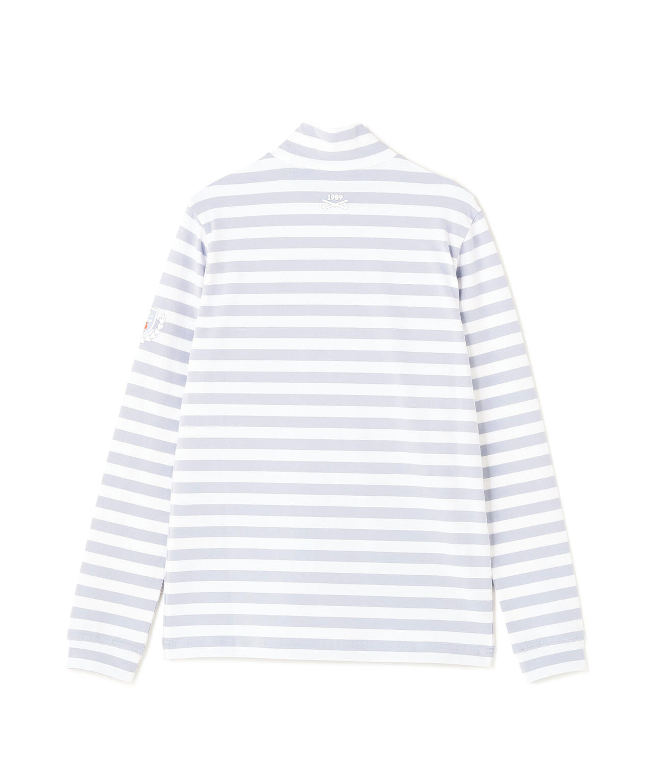 スーピマベア天長袖ハイネックカットソー ＜ボーダー柄＞ (WOMENS)