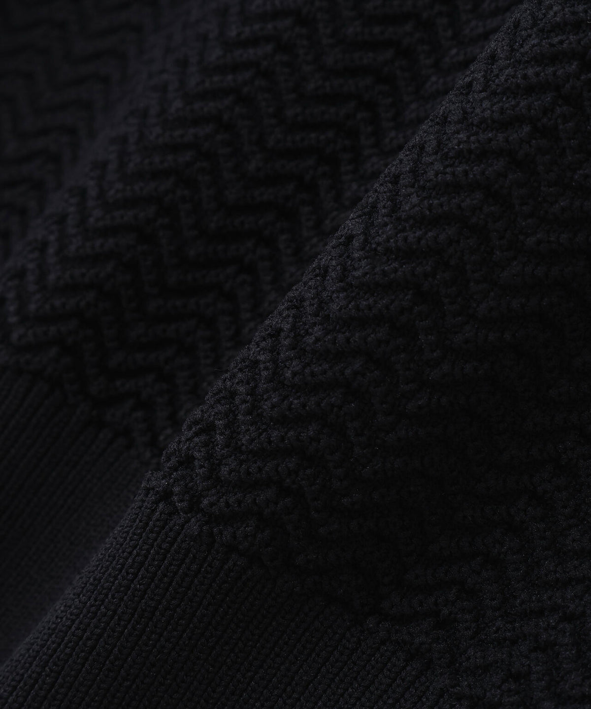[PGisPG] 14Gヘリンボーンジャガードクルーネックニットプルオーバー (WOMENS)