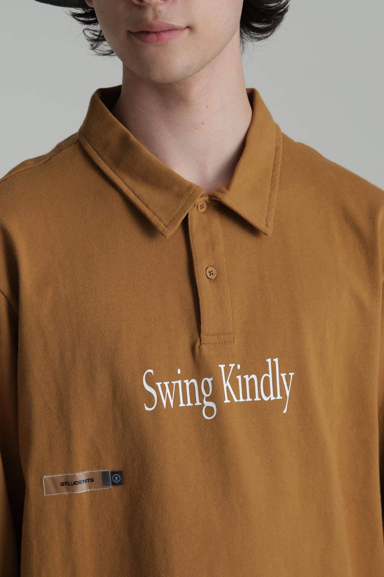 【Students Golf】コットンジャージ ロングシリーズポロシャツ