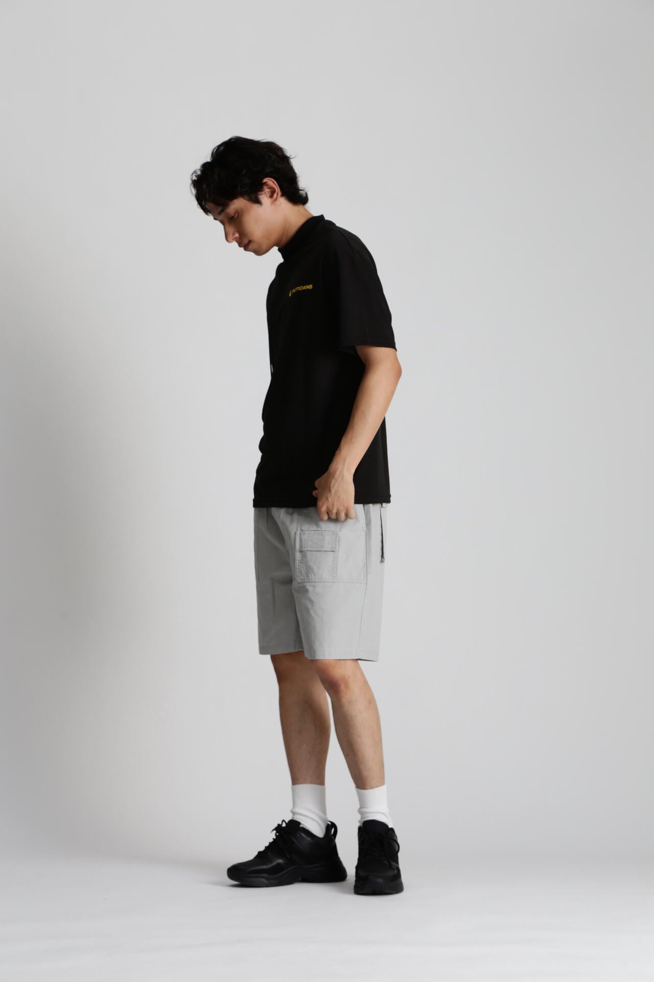 【Students Golf】モックネック 半袖シャツ
