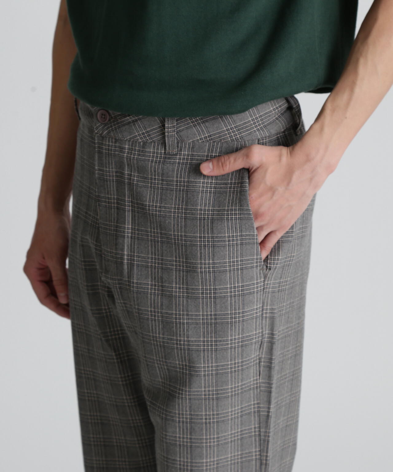 マーカーチェックパンツ