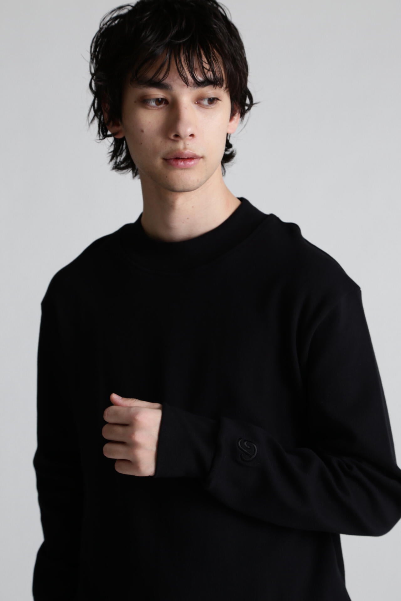 【Public Drip】長袖 モックネック プルオーバー