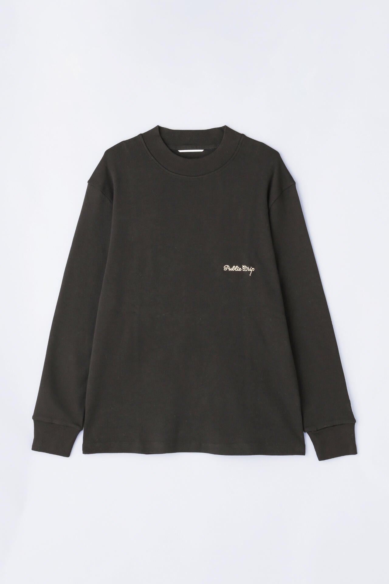 【Public Drip】長袖 モックネック プルオーバー