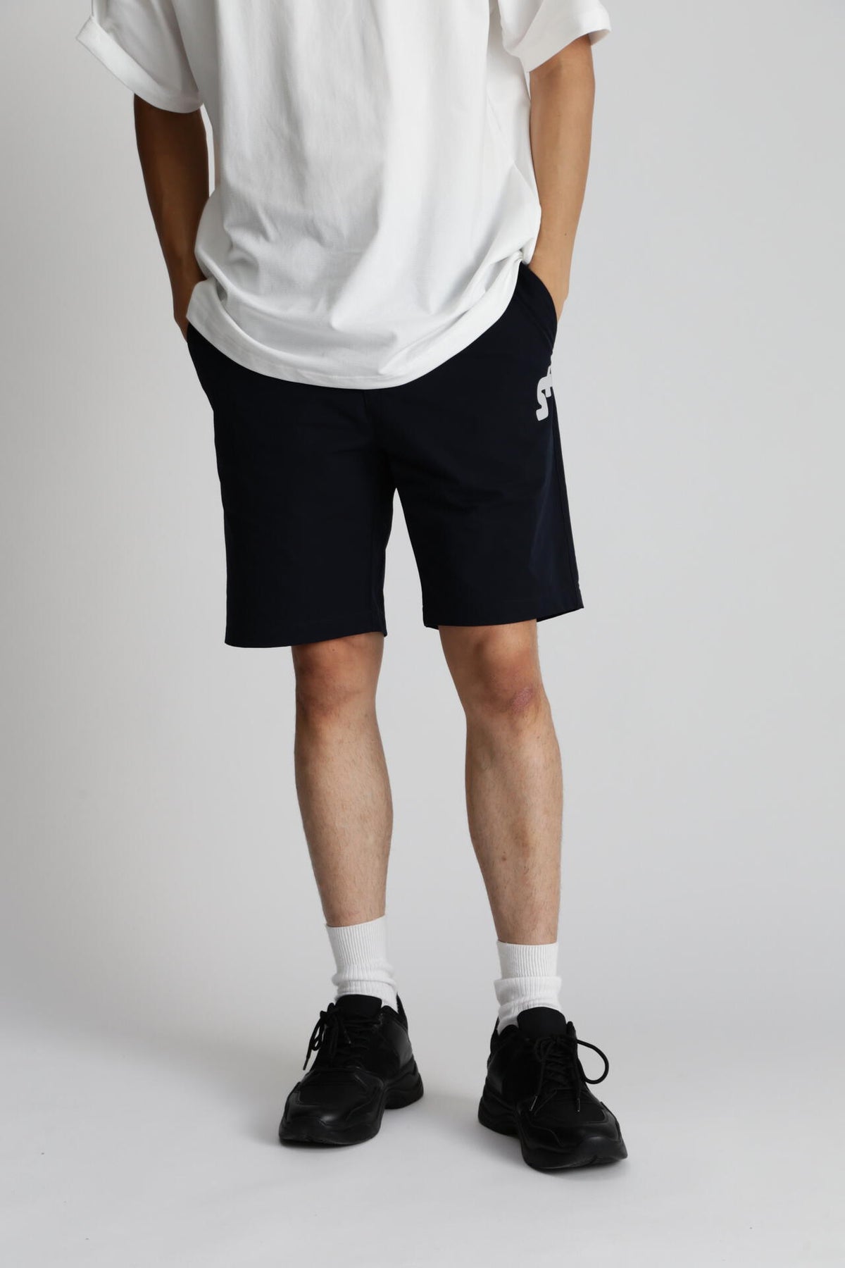 【S＋(エスプラス)】ポリエステル ショートパンツ