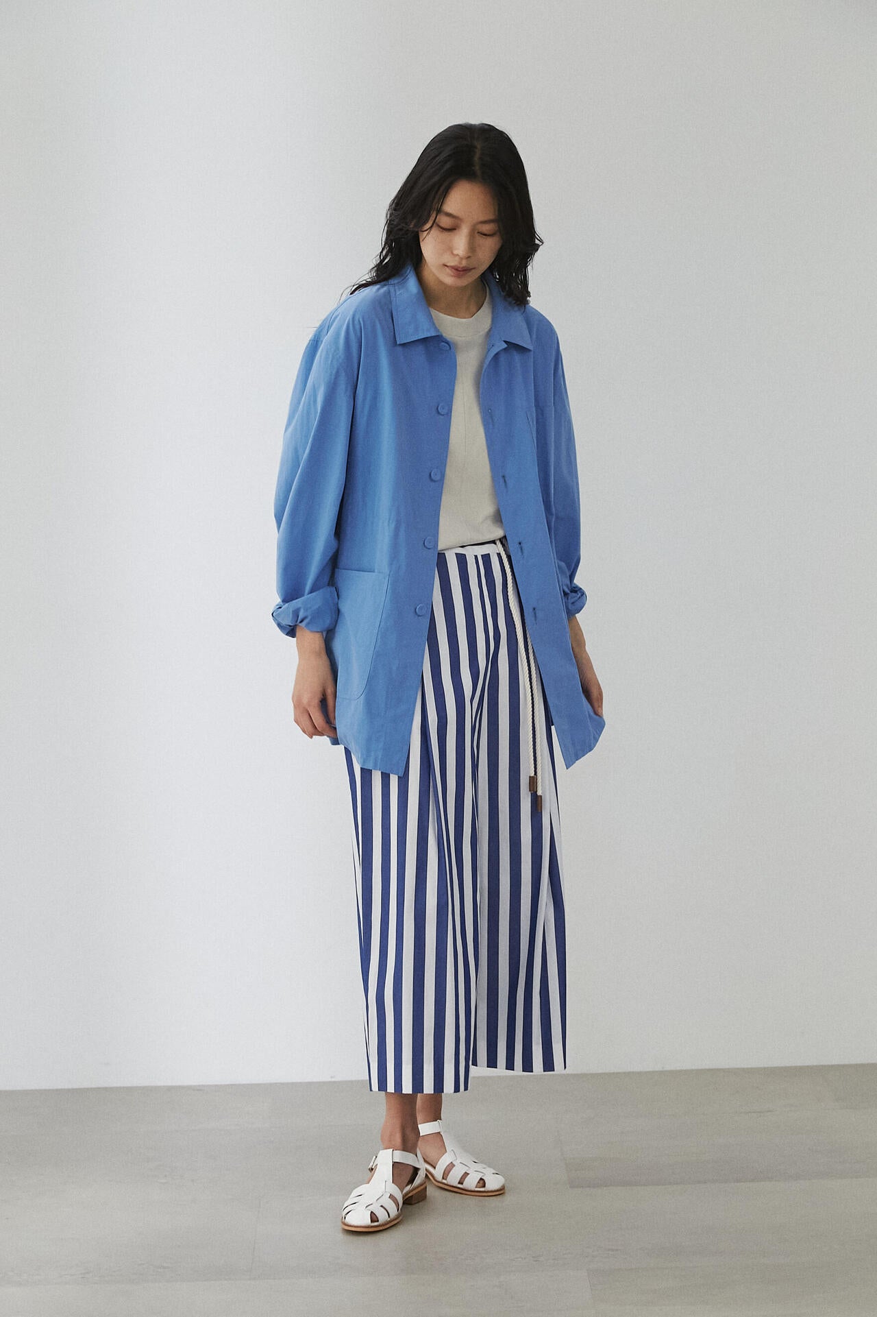 【Gg】ストライプパンツ Mサイズ