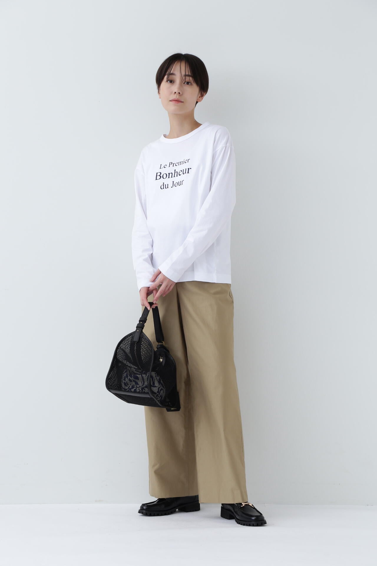 【ORSETTO】ナイロンメッシュバッグ