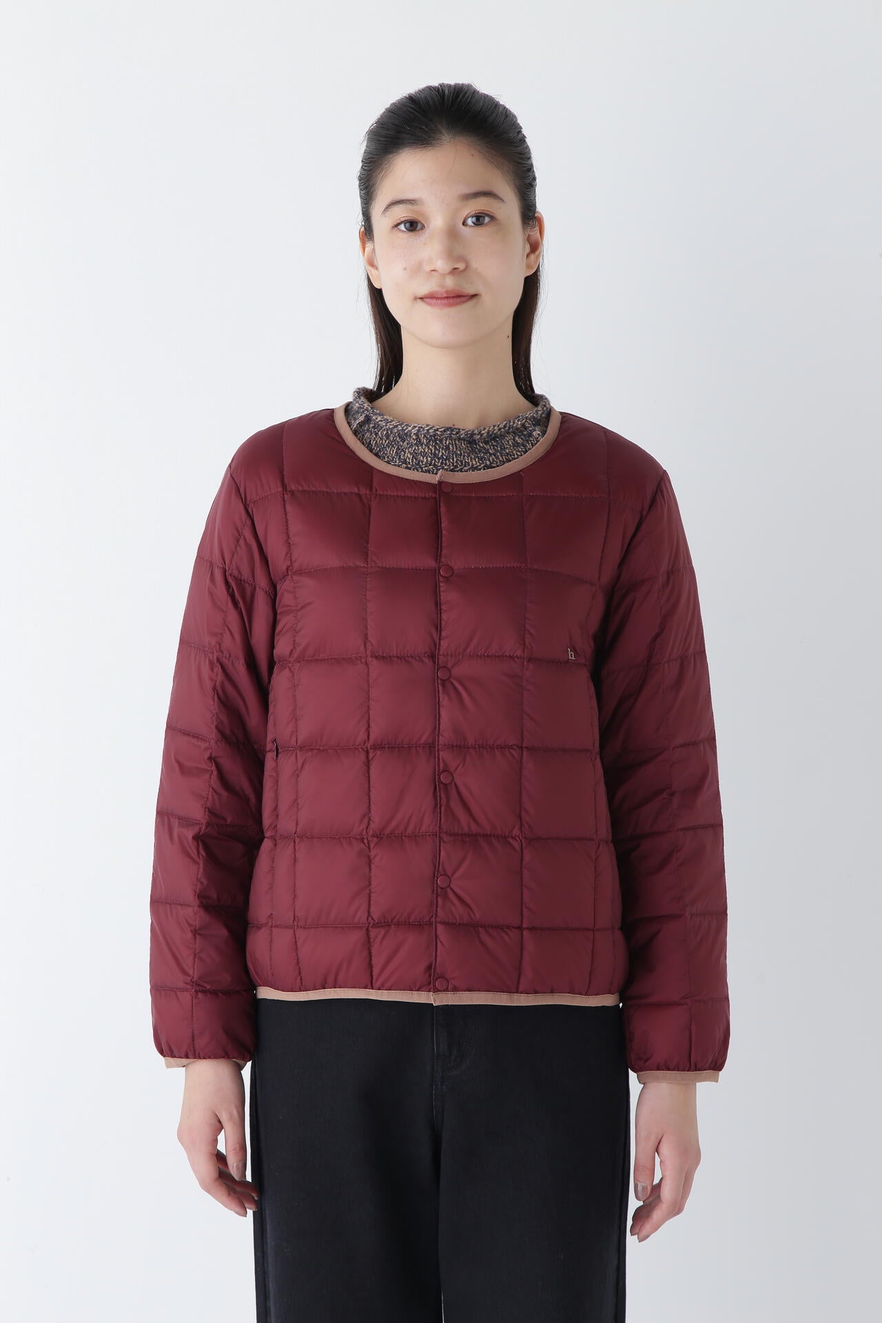 【WEB・一部店舗限定サイズ】TAION×hwコラボ　クルーネックボタンダウンジャケット