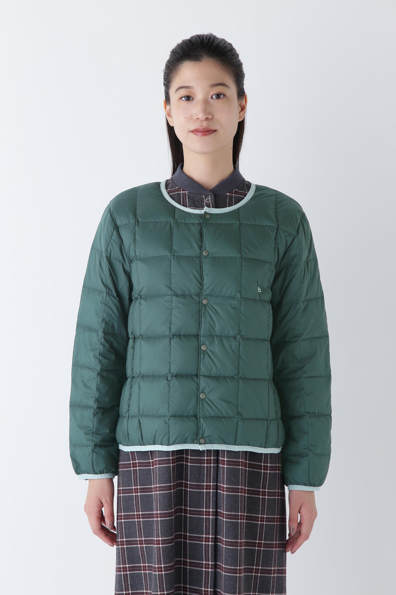 【WEB・一部店舗限定サイズ】TAION×hwコラボ　クルーネックボタンダウンジャケット