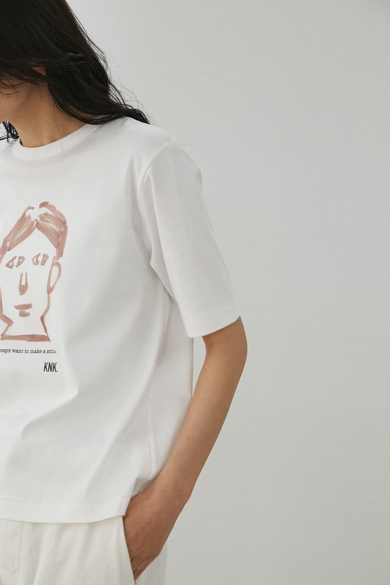【香菜子コラボ】ＯＧコットンプリントＴシャツ　Ｍサイズ