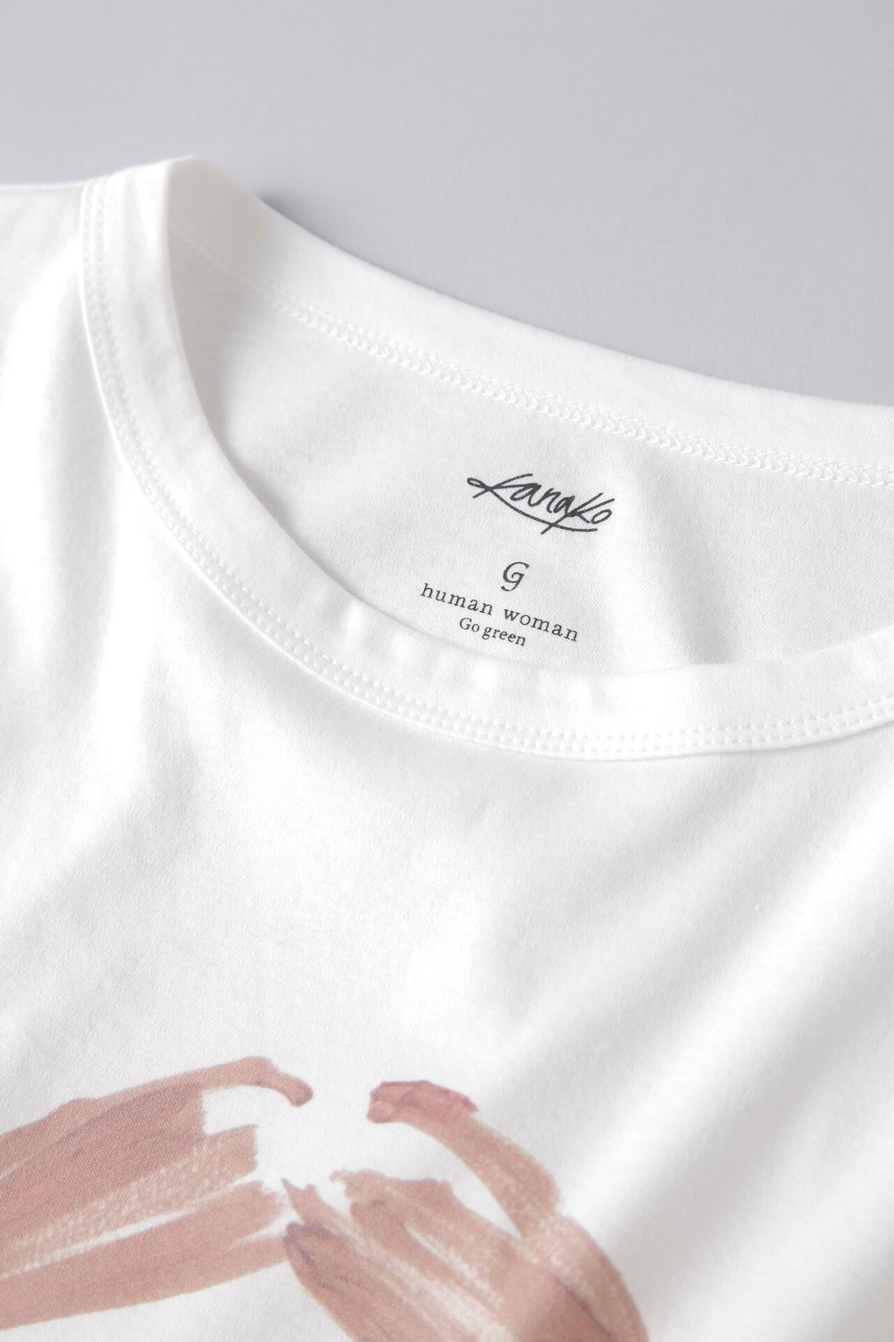 【香菜子コラボ】ＯＧコットンプリントＴシャツ　Ｍサイズ