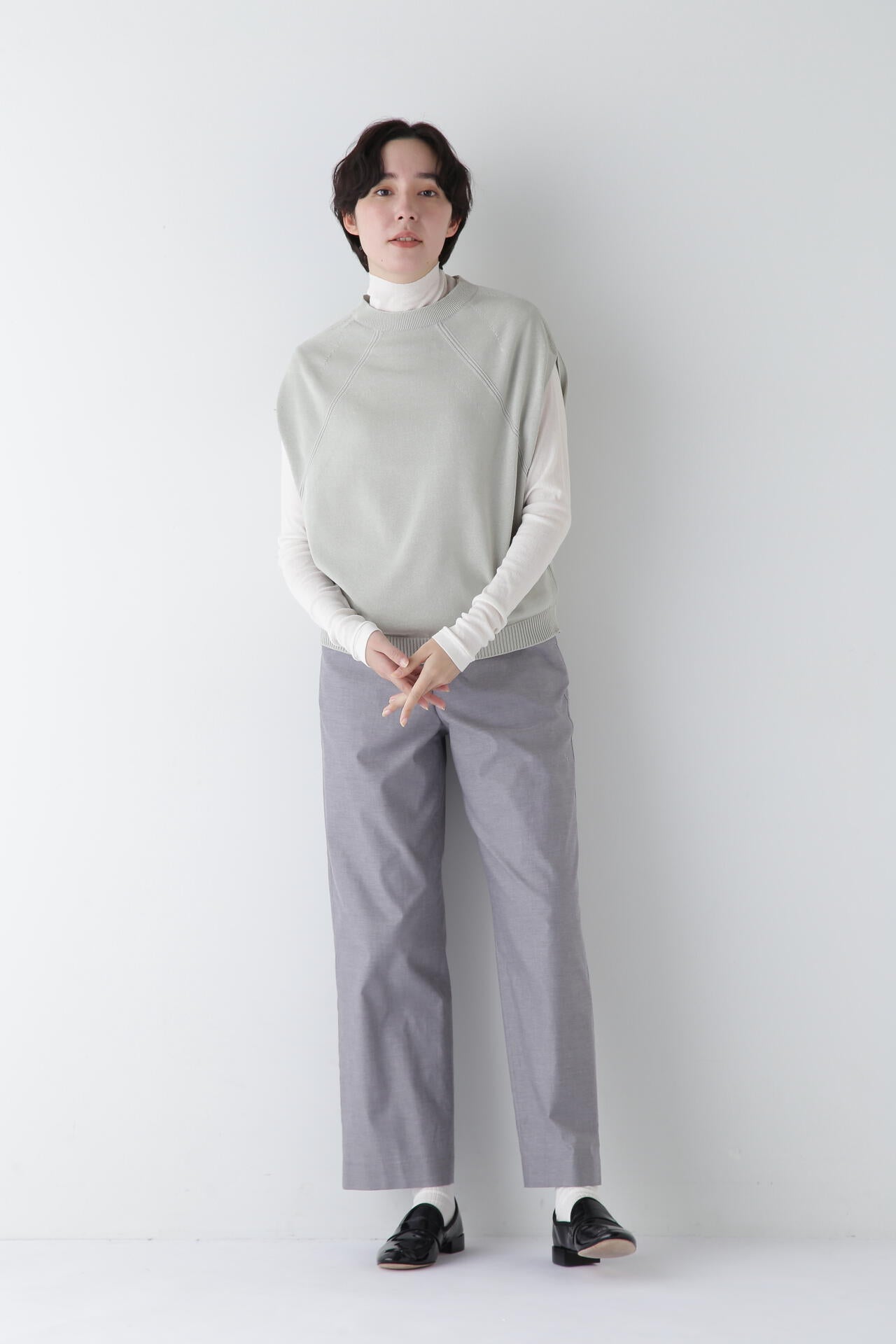 ドビーストレッチストレートパンツ