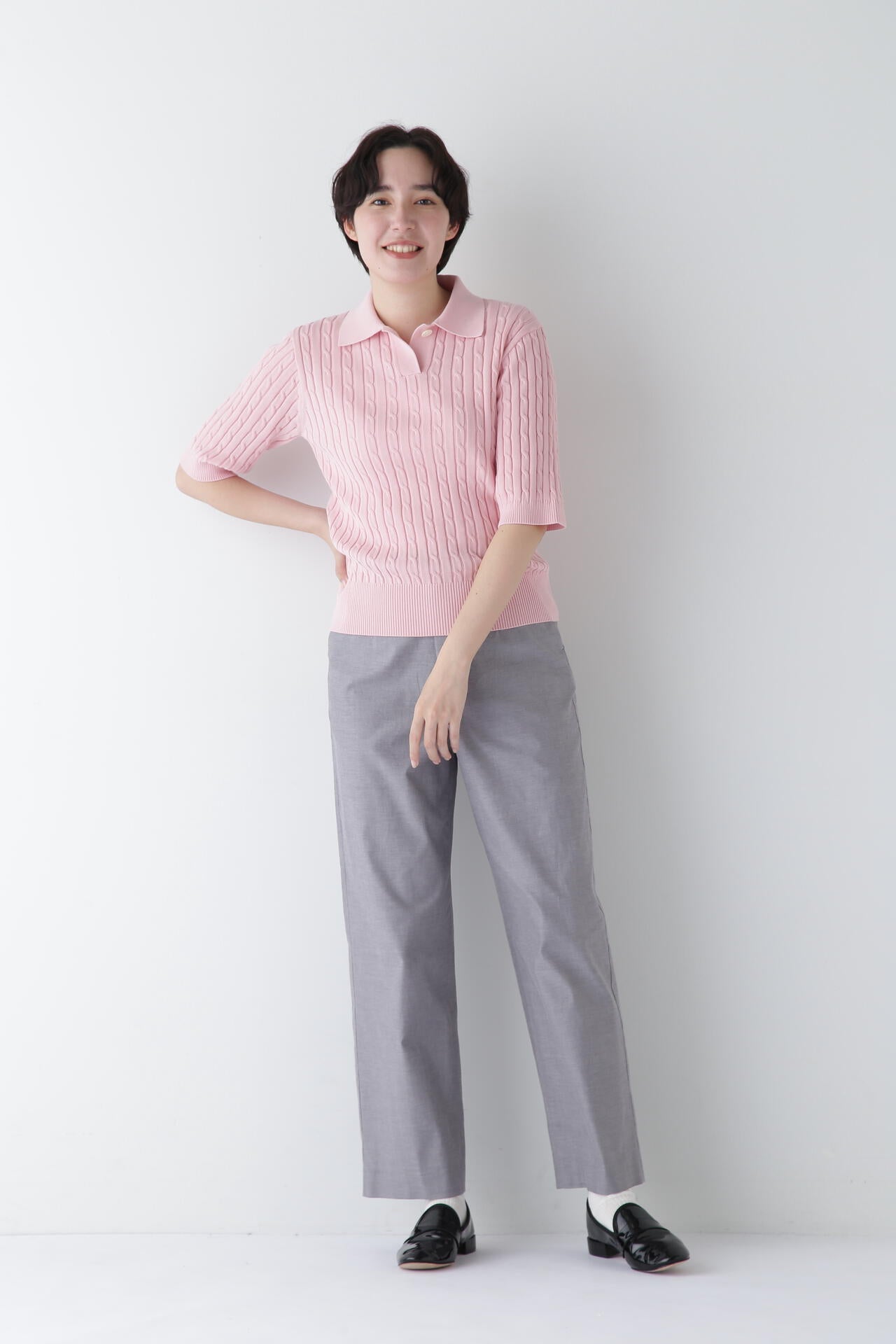 ドビーストレッチストレートパンツ