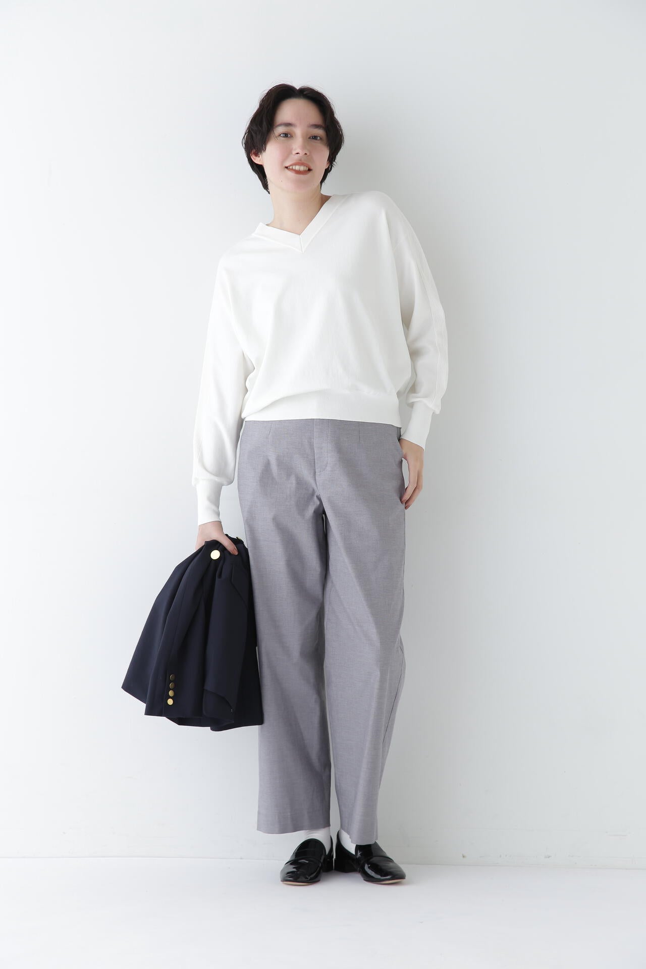 ドビーストレッチストレートパンツ