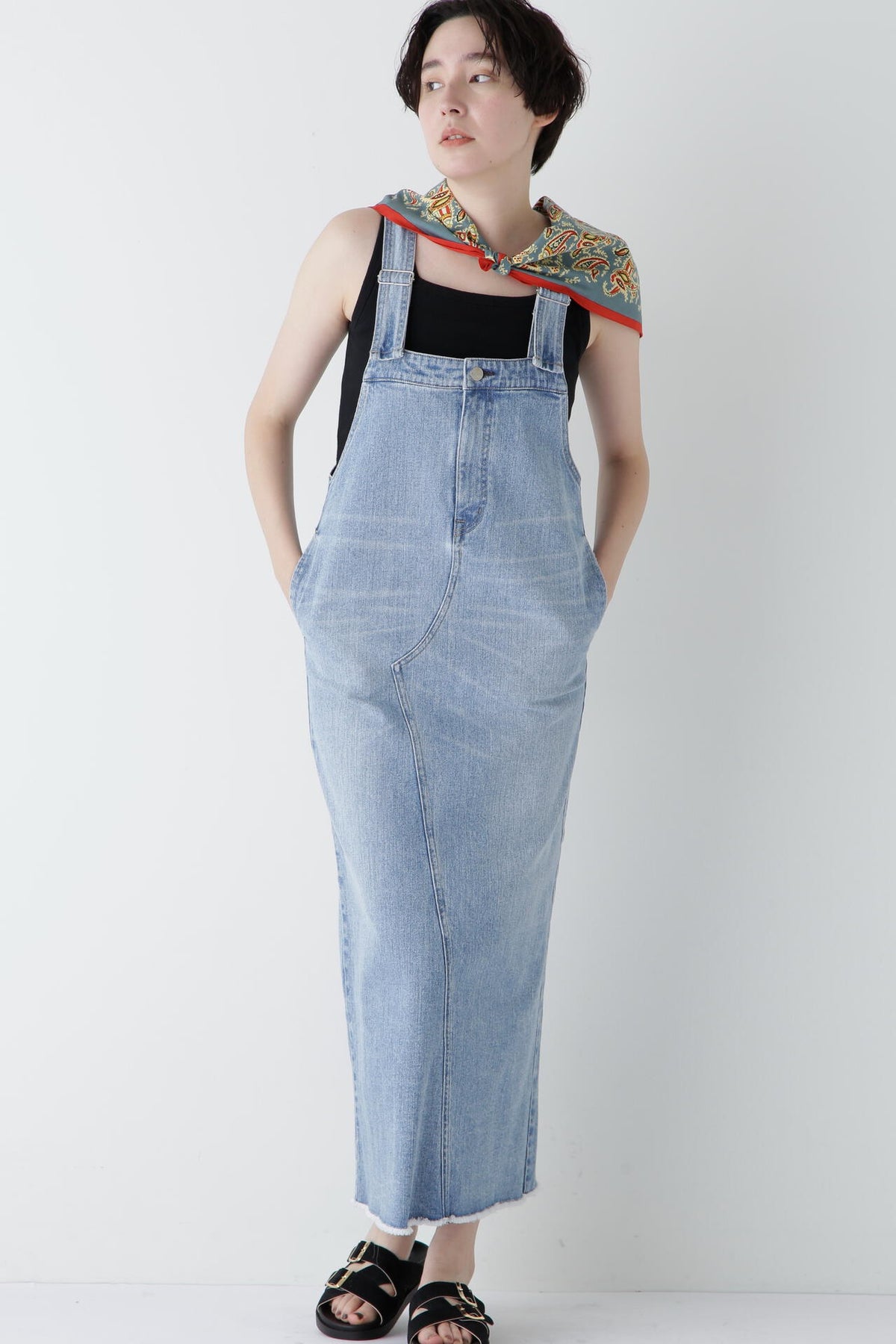 【Healthy DENIMコラボ】アイラインサロペット