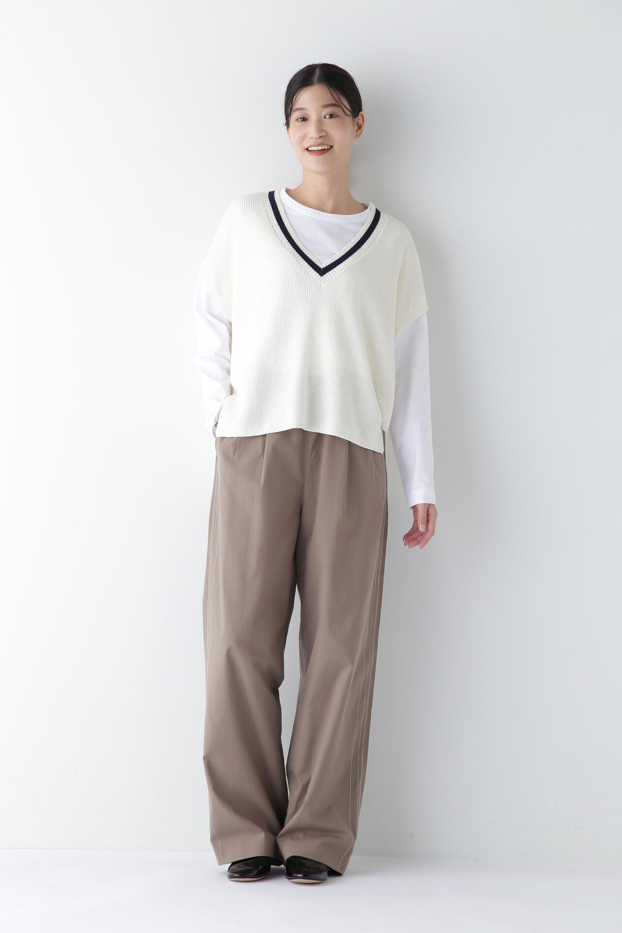 ロゴエンブロイダリーロングスリーブＴシャツ