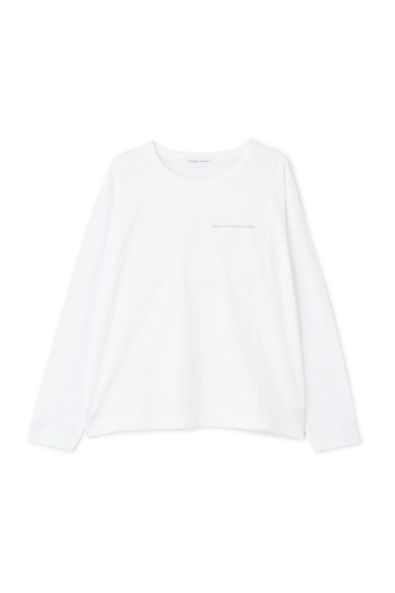 ロゴエンブロイダリーロングスリーブＴシャツ