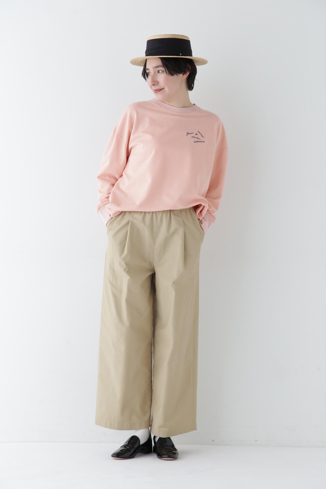 【WEB限定カラー】ミニ裏毛ロゴトレーナー