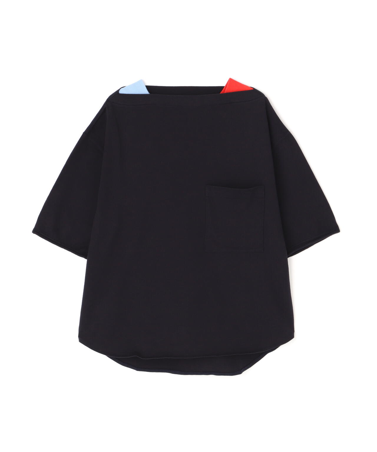 【WEB限定】【NATIC】度詰め天竺ボートネックプルオーバー