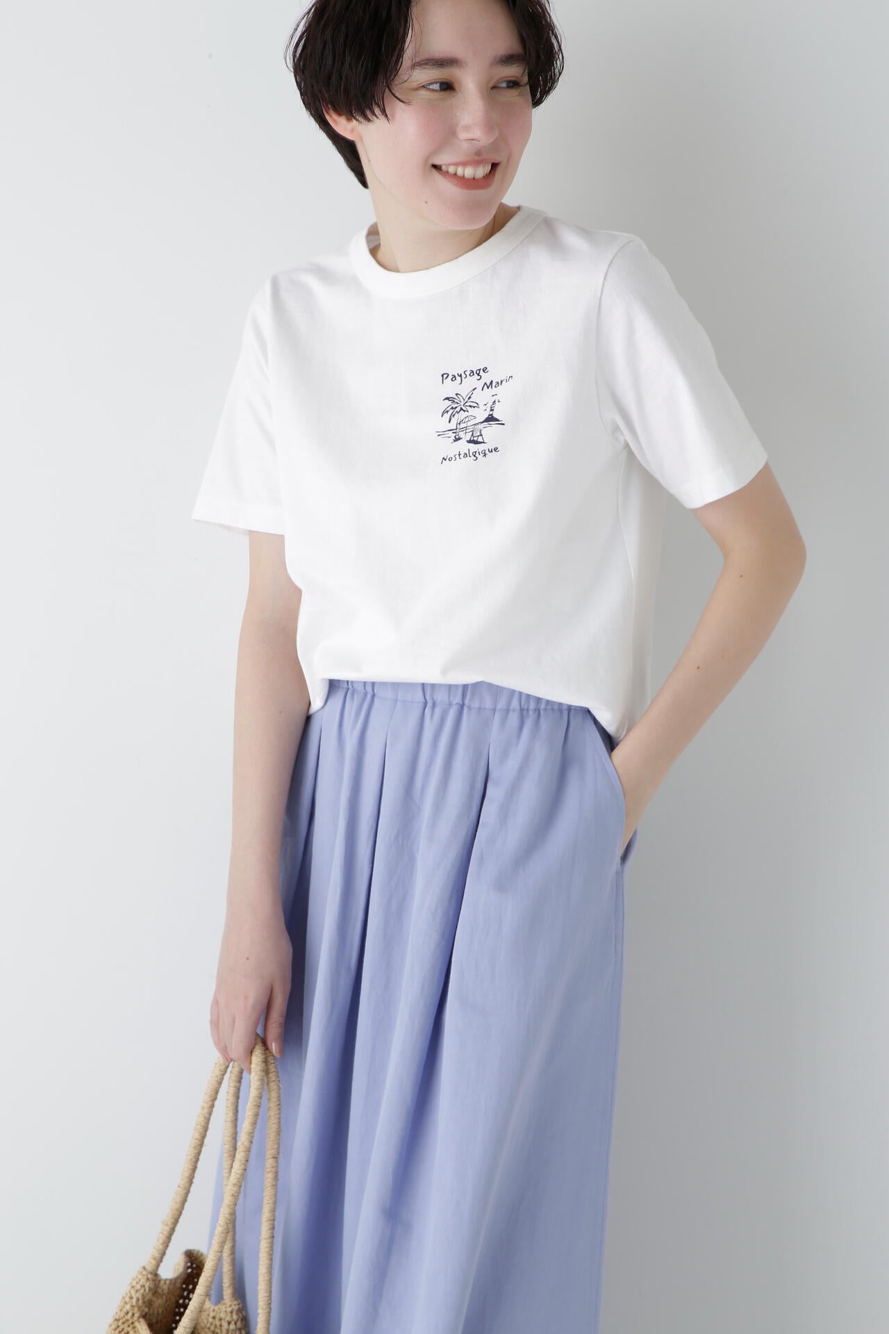 リサイクルコットン度詰天竺Ｔシャツ