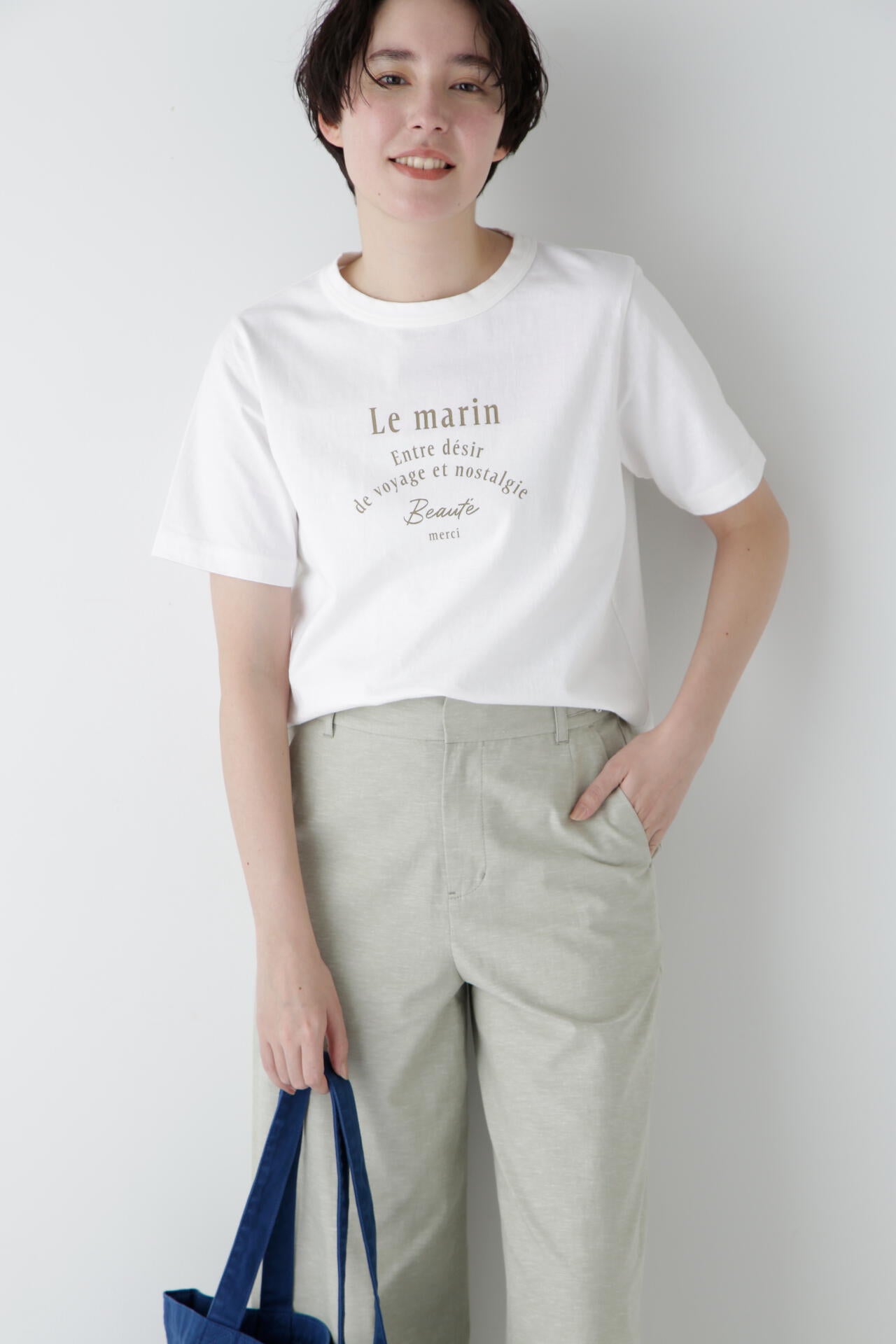 リサイクルコットン度詰天竺Ｔシャツ