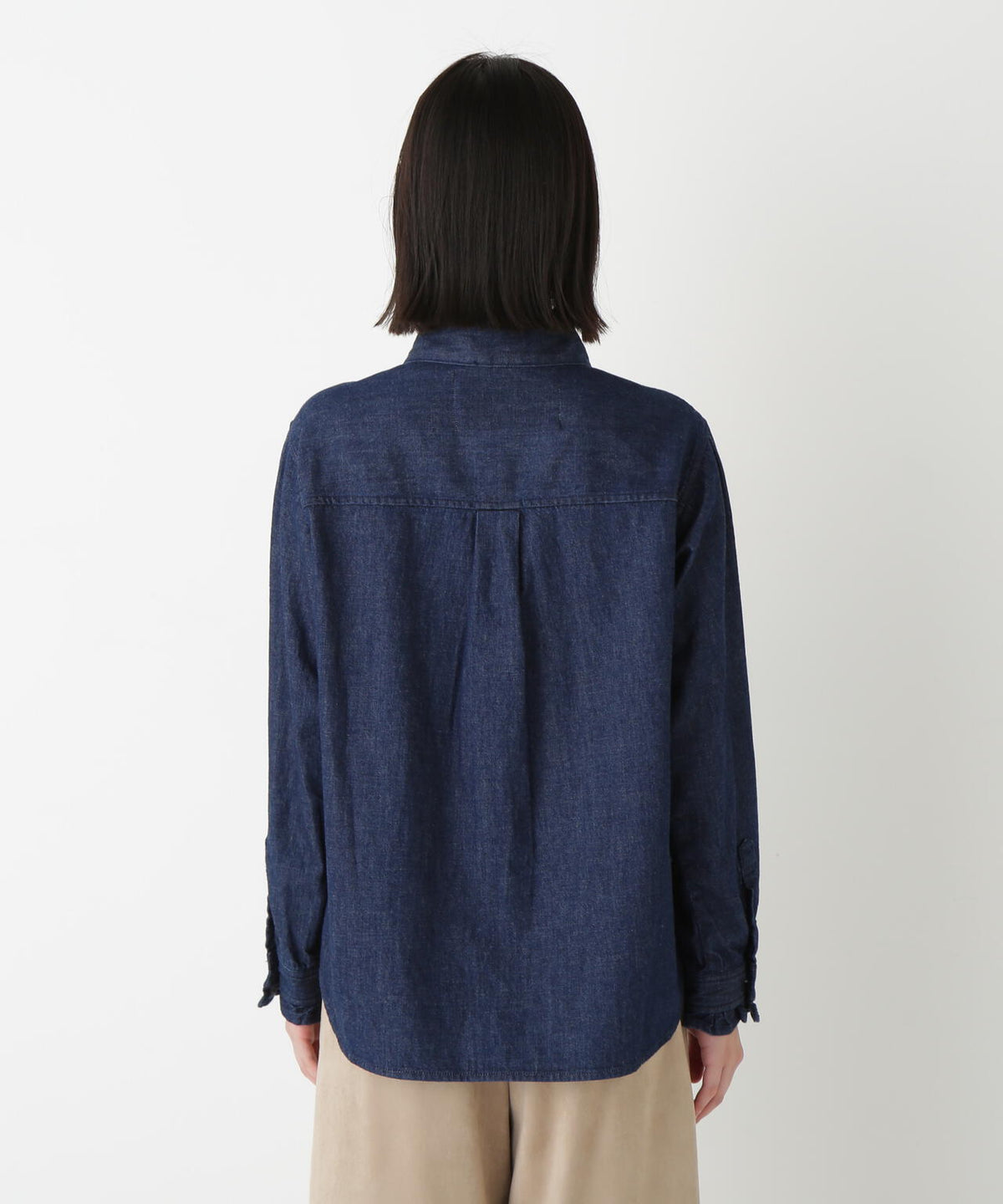 【Ｈｅａｌｔｈｙ　Ｄｅｎｉｍコラボ】デニムボウタイブラウス