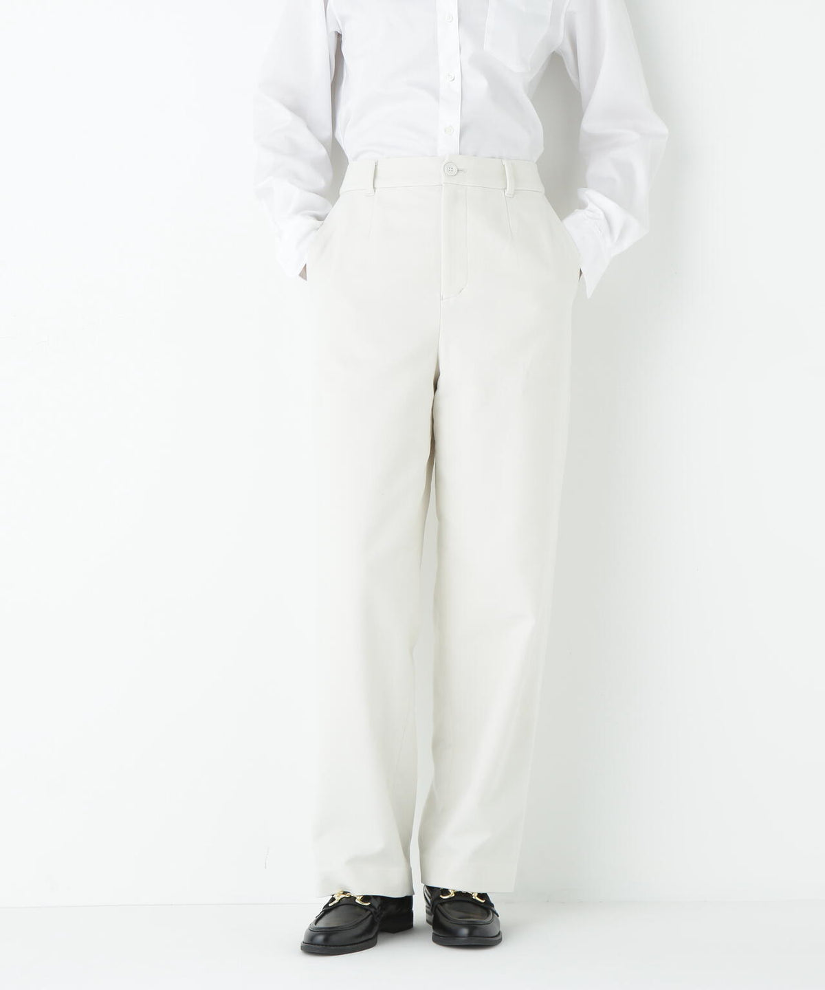 ≪マルチサイズ展開≫リクライドクロスセミワイドパンツ