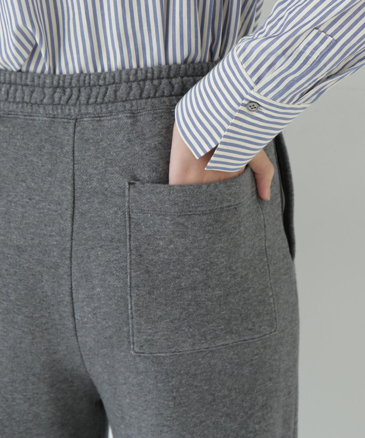裏毛ストレートパンツ