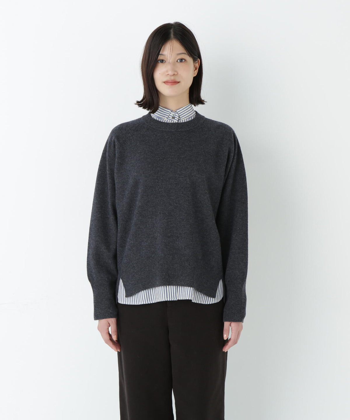 ≪大人気！新色あり7色展開 / 洗える≫ウォッシャブルウールクルーネックプルオーバー