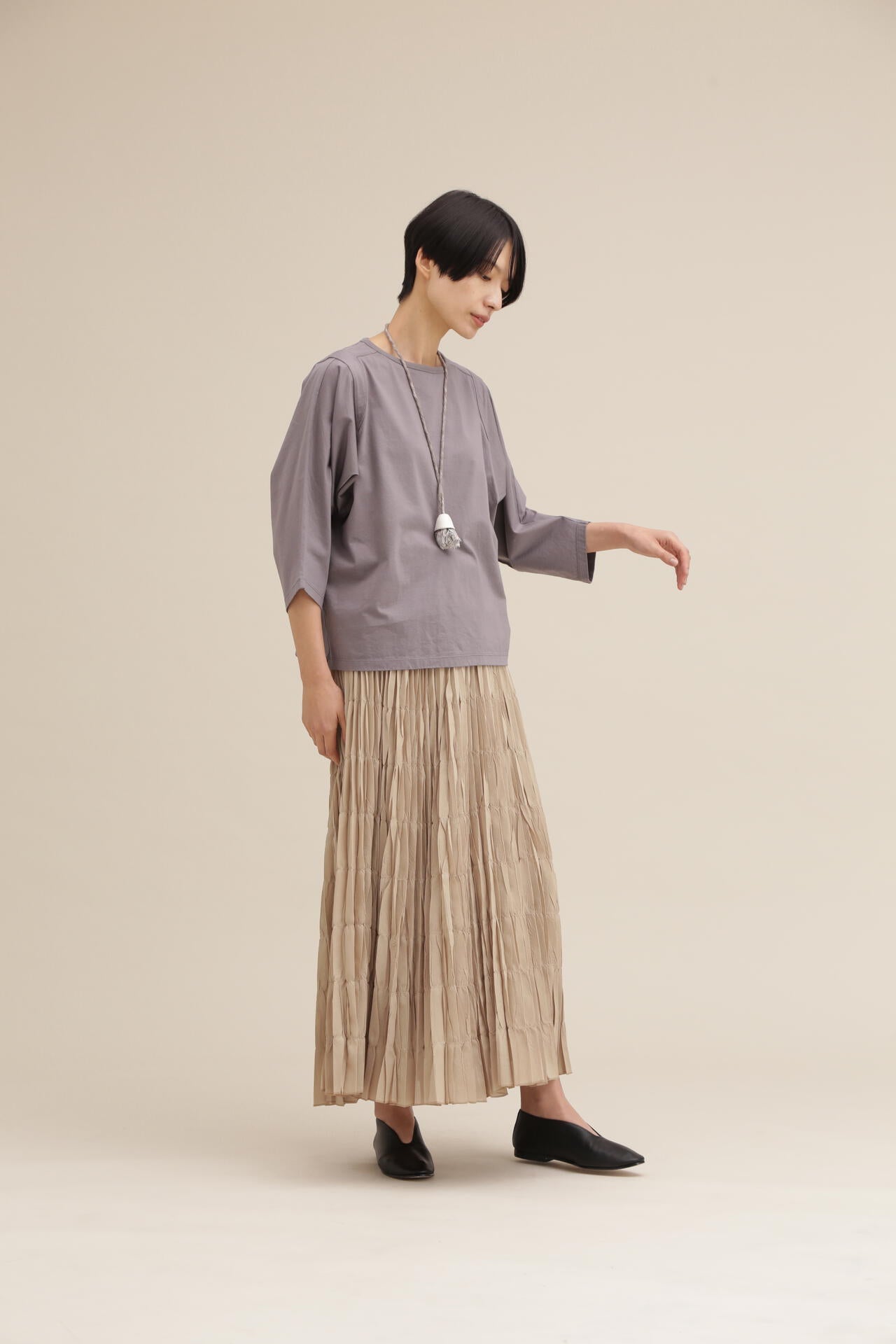 ワッシャープリーツスカート