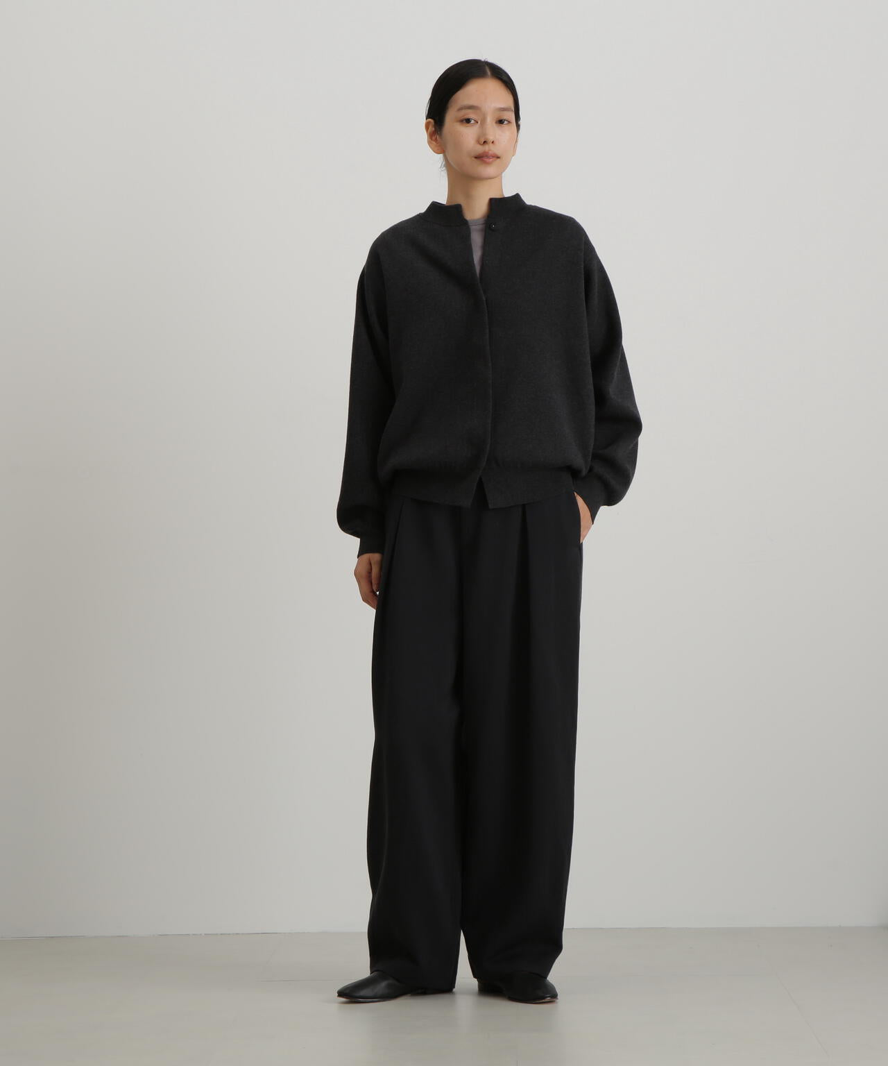 ウール麻カシドスパンツ