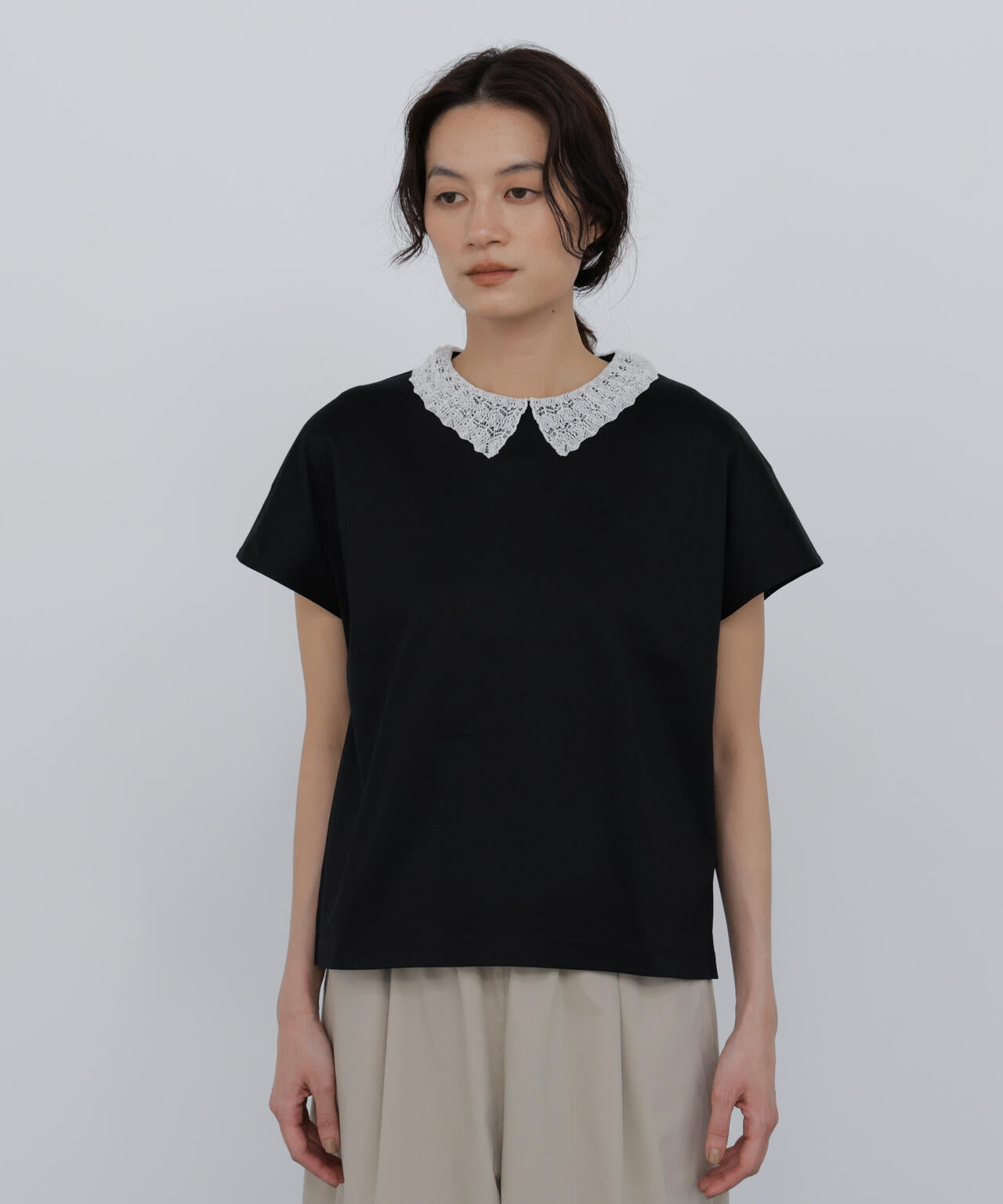 165cm/B:77cm/W:57cm/H:79cm 着用サイズ：M