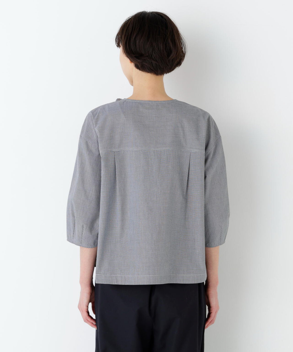 《大人気！追加入荷 / 洗える》ウォッシュドタイプライターフリルブラウス
