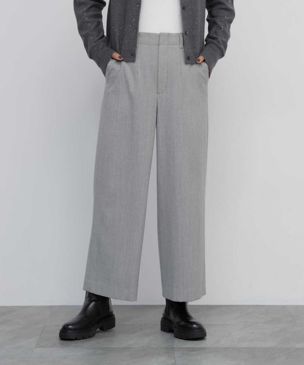 ＴＯＰツイルストレッチマリンガウチョパンツ