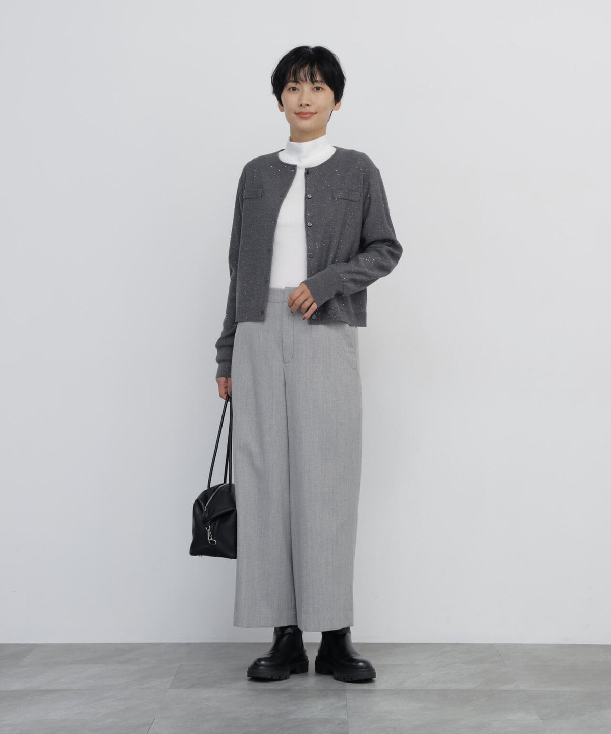 ＴＯＰツイルストレッチマリンガウチョパンツ